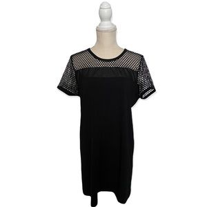 Fabletics Mesh Black Dress